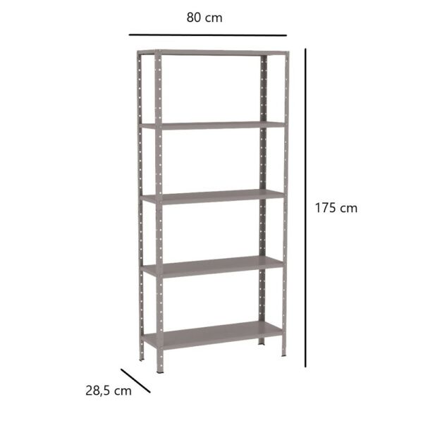 Estante de Aço Multiuso Livros Decorações Ferramentas 05 Prateleiras