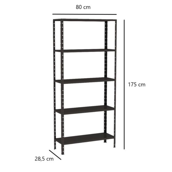 Estante de Aço Multiuso Livros Decorações Ferramentas 05 Prateleiras